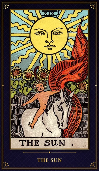 The Sun — Rider–Waite tarot card