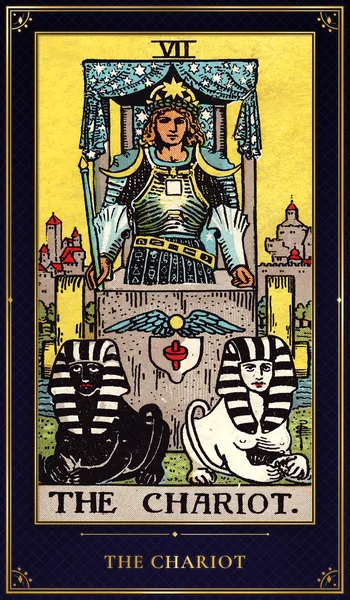 The Chariot — Rider–Waite tarot card