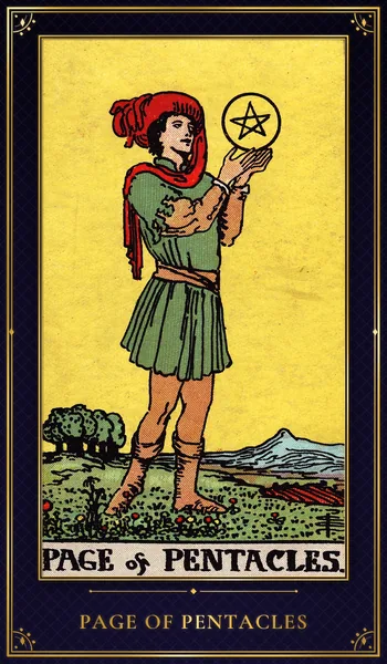 Page of Pentacles — Rider–Waite tarot card