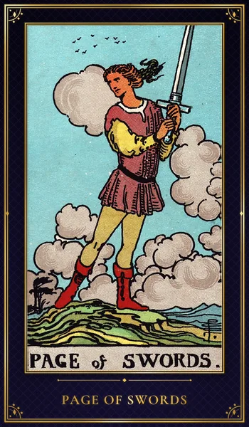 Page of Swords — Rider–Waite tarot card