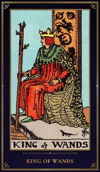King of Wands — Rider–Waite tarot card
